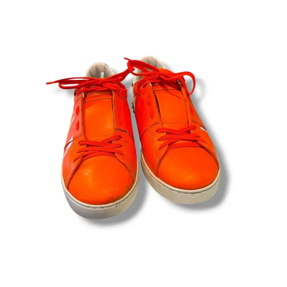 Valentino Garavani VLTN Open Fluorescent Sneakers ‘Orange’ | Size 45EU(12US)